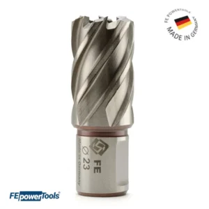 Broca hueca anular FE 30 de FE Powertools 30 mm para perforación metálica precisa