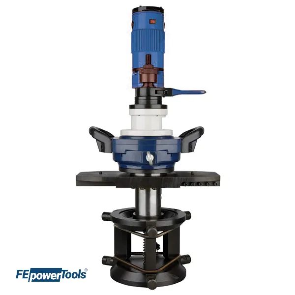 Biseladora de tubos con fijación interior FE PBM 630 de FE Powertools para biselado industrial.