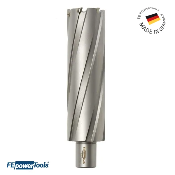 Fresa hueca anular de gran profundidad FE Powertools serie FET 110 profundidad 110mm para metal
